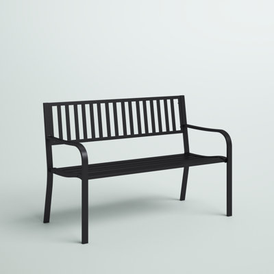 Alvah Stainless Steel Garden Bench