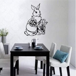 Easter Wall Stickers Window Fridge Clings Decals Decorations for Kids Room Living Room Home Nursery School Party Decoration Holiday Supplies，4 Sheet Risshine Easter Eggs Bunnies Wall Decal