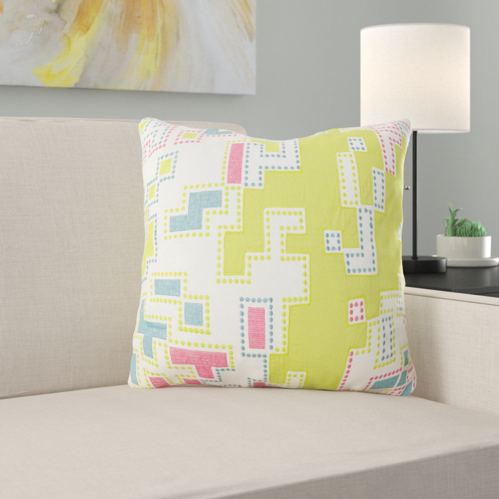 Latitude Run Swilley Cotton Throw Pillow
