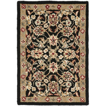 Safavieh Isabella Hand Hooked Wool Beige Green Area Rug Reviews Perigold
