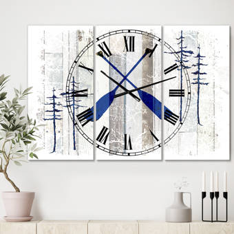 East Urban Home Paislee Wall Clock Wayfair