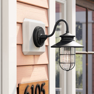 Go to store & view more images Sloane 1-Light Barn Light by Breakwater Bay