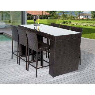 Bar Height Patio Sets Wayfair Napa 7 Piece Bar Set