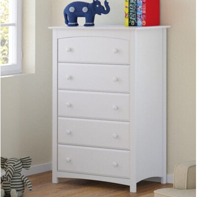 Storkcraft Kenton 5 Drawer Dresser Color White