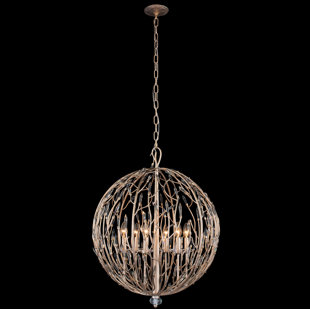 Large Orb Chandelier Wayfair Bask Orb 6 Light Globe Chandelier