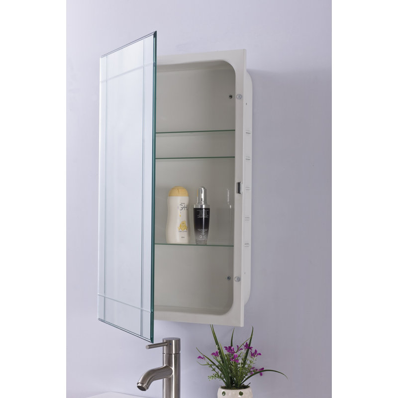 Bellaterra Home 16 X 26 Recessed Medicine Cabinet Reviews Wayfair 16 X 26 Recessed Medicine Cabinet