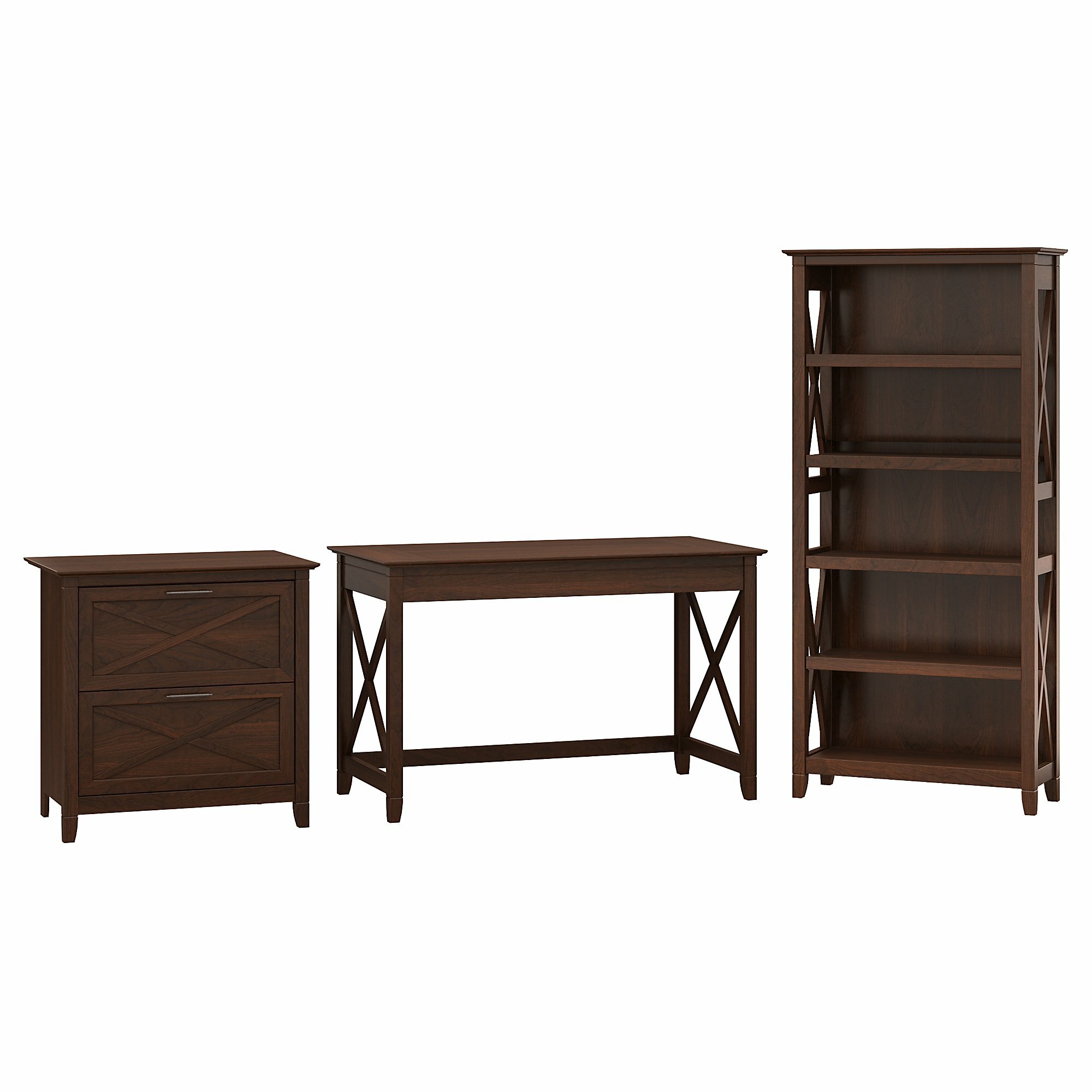 Ellmore Desk Bookcase And Filing Cabinet Set Reviews Joss Main