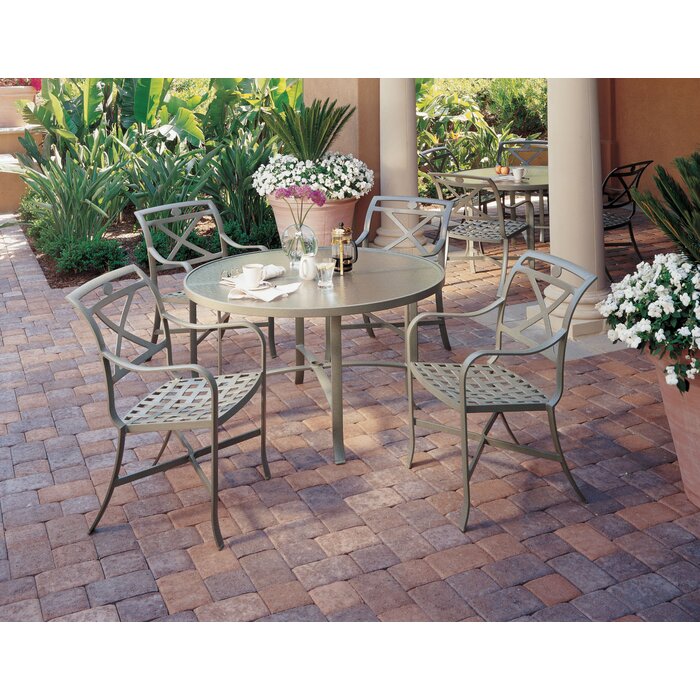 Tropitone Palladian 5 Piece Patio Dining Set Wayfair Ca