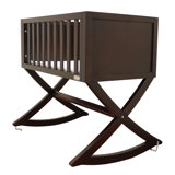 wooden baby bassinet