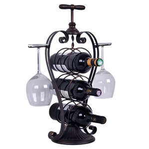 3 Bottle Tabletop Wine Rack by Welland LLC