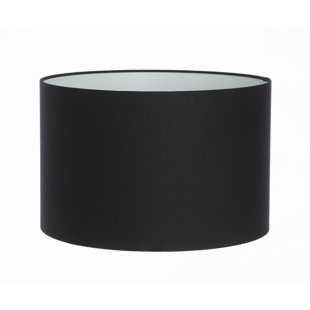 Black Table Floor Lamp Shades You Ll Love Wayfair Co Uk Quickview Ambador Natural Linen Black