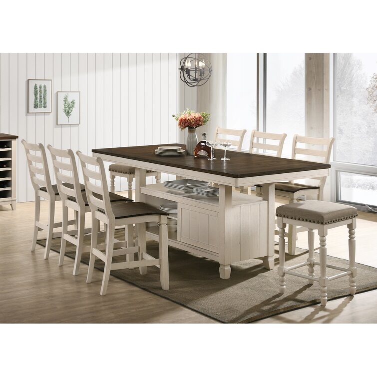 pageant Fantastic yesterday Rosalind Wheeler Maumelle 8 - Person Counter Height Dining Set | Wayfair