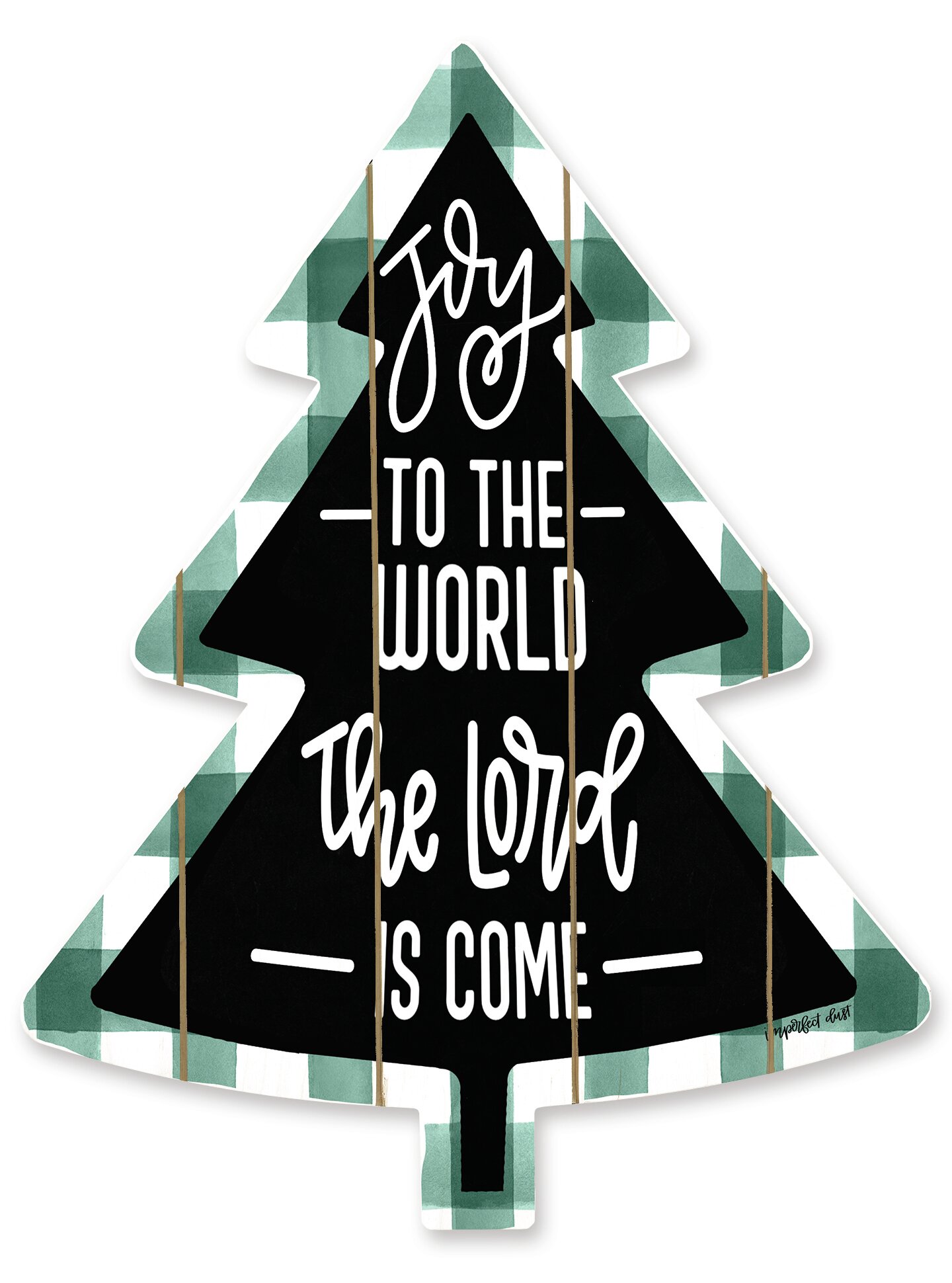 The Holiday Aisle Joy To The World Christmas Tree Cutouts Wayfair