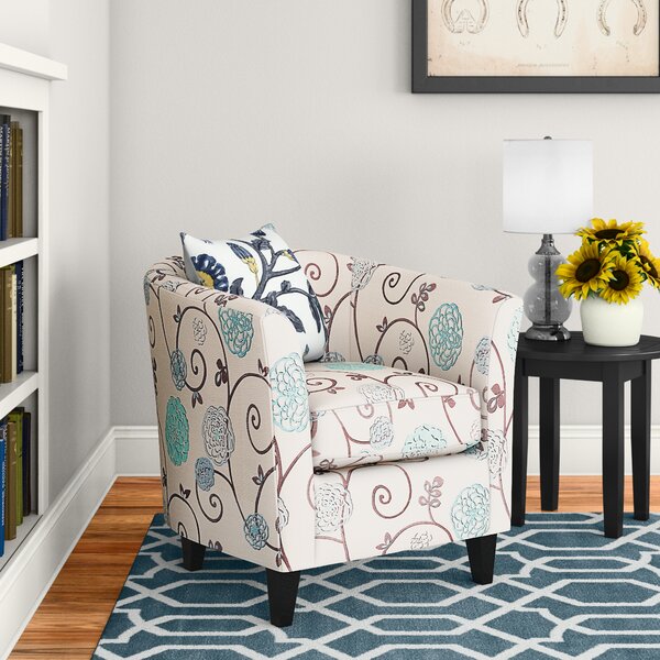 wayfair floral accent chairs