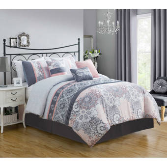Astoria Grand Tatro Caramel 6 Piece Comforter Set Reviews Wayfair