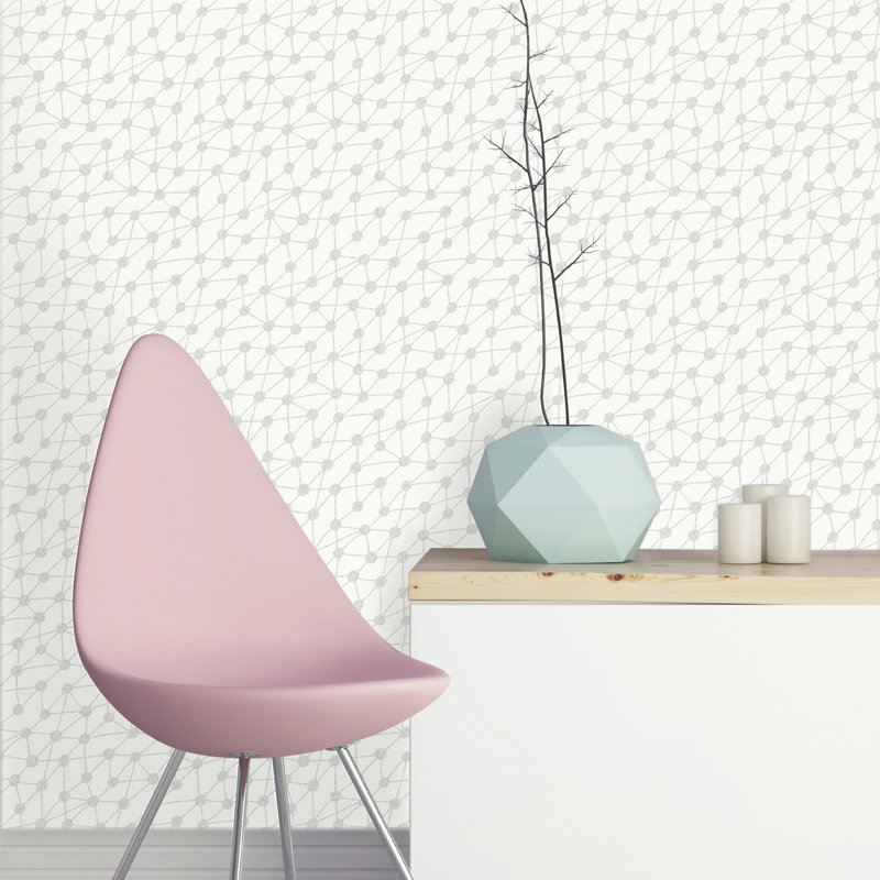 Leduc 33 X 20 5 Vinyl Coated Peel And Stick Wallpaper Roll