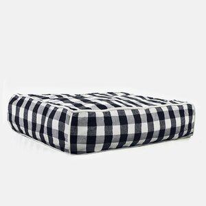 Buffalo Plaid Square Dog Bed