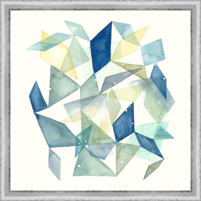 Ashton Wall Decor Llc Trends Geometric Jewel Abstract Ii Framed Ashton Wall Decor Llc Trends Geometric