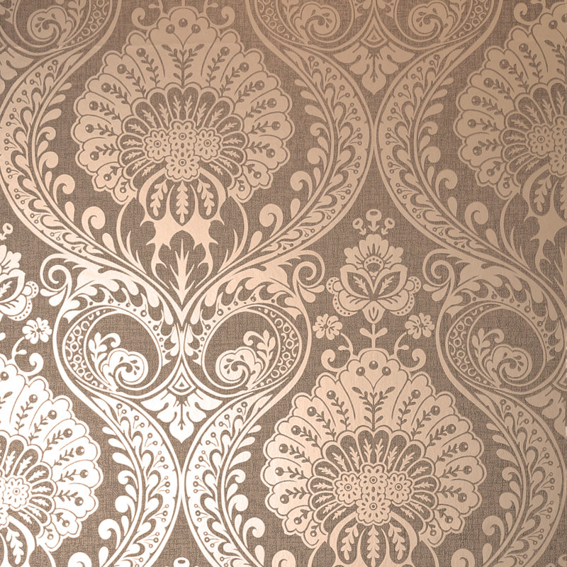 Rosdorf Park Wickes Luxe 33� L x 20.5" W Wallpaper Roll Rosdorf Park Wickes Luxe 33� L x 20.5" W Wallpaper Roll
