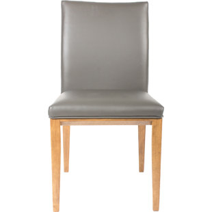 Fort Worth Genuine Leather Upholstered Dining Chair (Set of 2) by Corrigan Studio