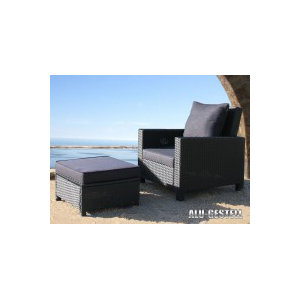 2-tlg. Verstellbares Lounge-Set Lanzarote mit Au..