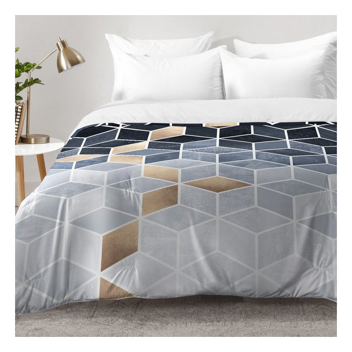 East Urban Home Soft Gradient Cubes Comforter Set Reviews