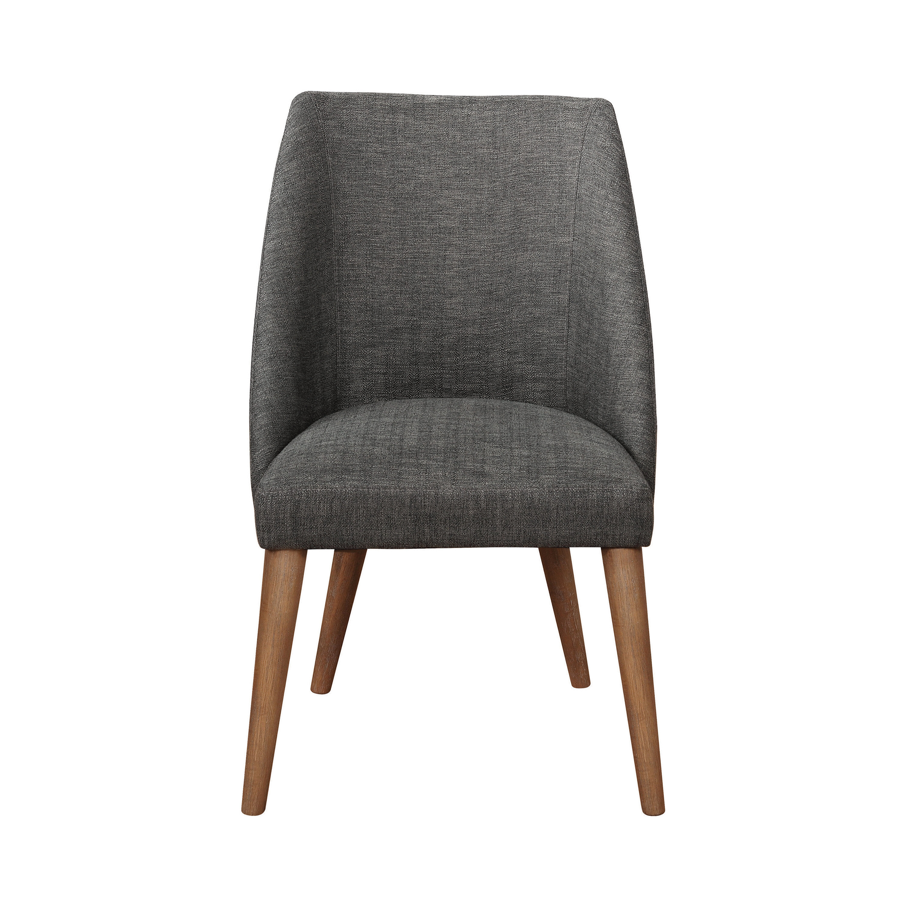 dark gray upholstered dining chairs