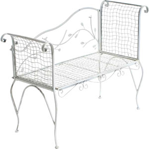3-Sitzer Gartenbank Hauroko aus Metall von Home ..