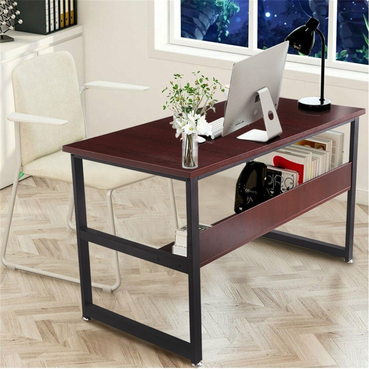 Details about   Computer Desk PC Laptop Table Study Workstation Wood Home Office w/Shelf USA New 