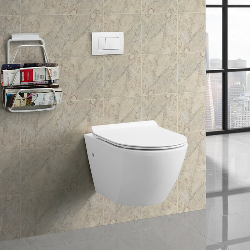 Swiss Madison St Tropez Dual Flush Elongated Wall Mounted Toilets