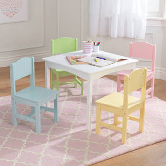 rickey kids 5 piece table & chair set