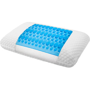 Gel Overlay Comfort Bed Memory Foam Standard Pillow by BioPEDIC