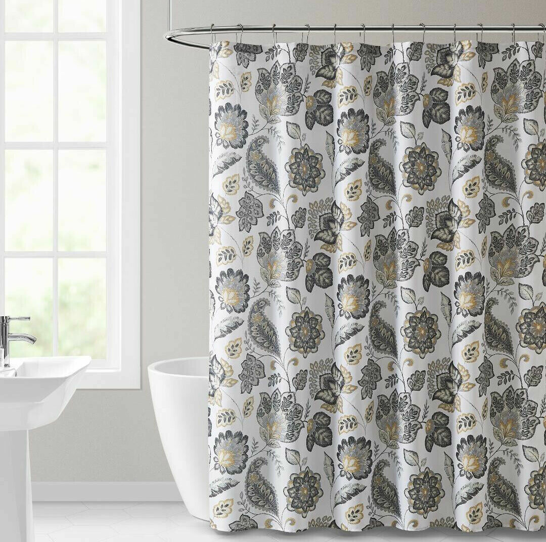 Canora Grey Elettra Floral Single Shower Curtain Wayfair