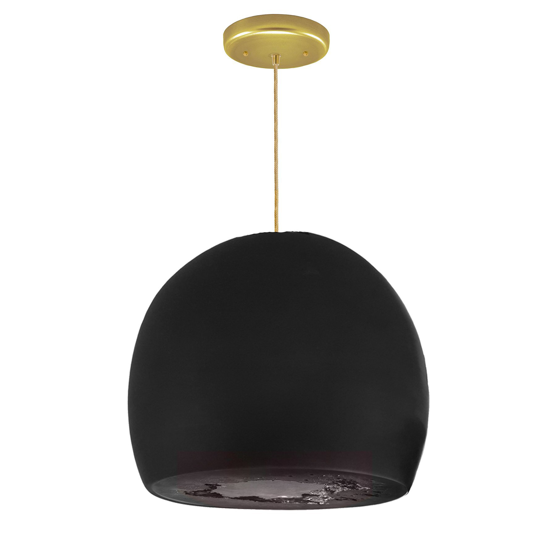 Hammers And Heels Geode 1 Light Single Globe Pendant With Crystal Accents Wayfair