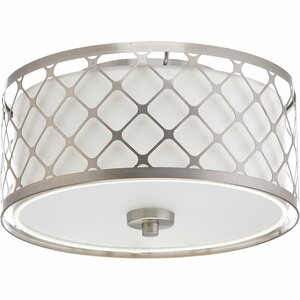 Komal 1-Light Metal Flush Mount