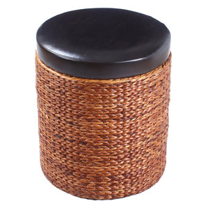 Storage Leather Ottoman by Adeco Trading