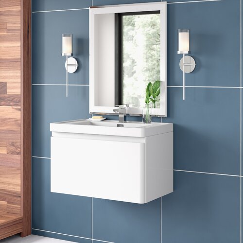 Groton 35 Wall Mounted Single Bathroom Vanity Set Reviews