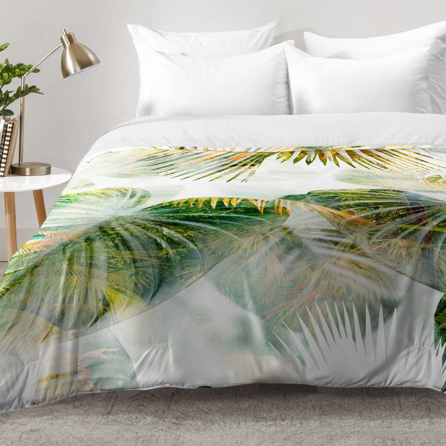 East Urban Home Tropical Lush Comforter Set Reviews Wayfair