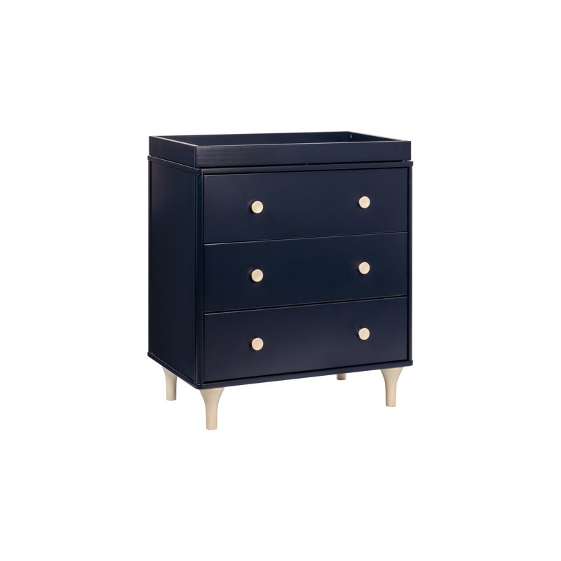 navy changing table
