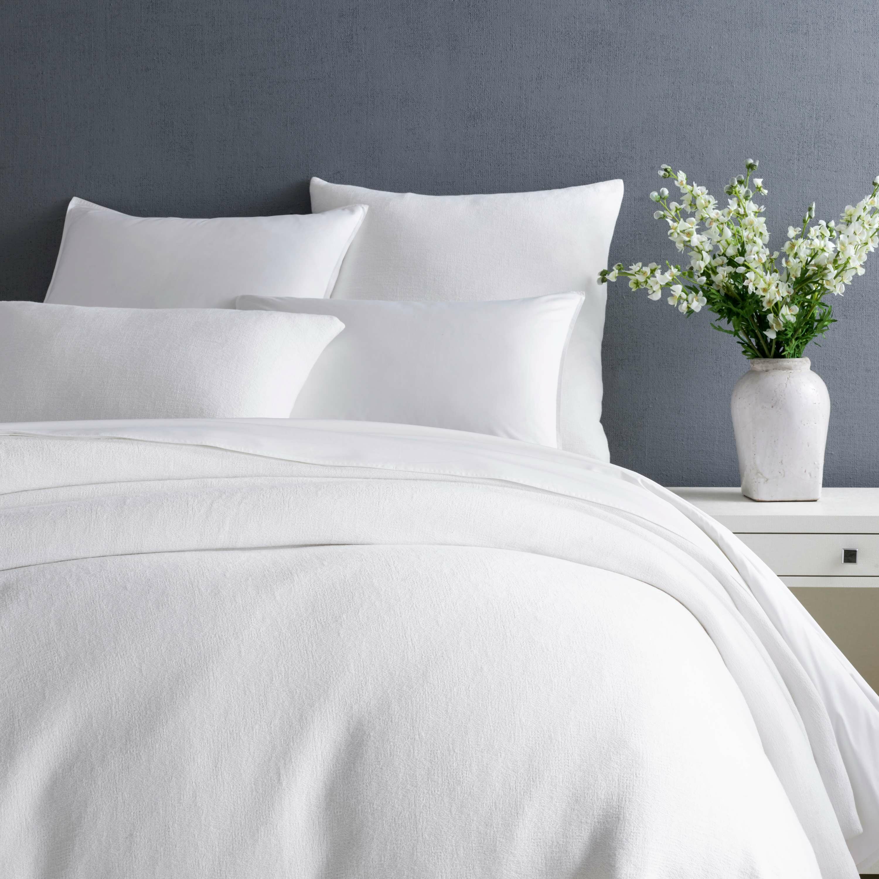 bright white duvet cover