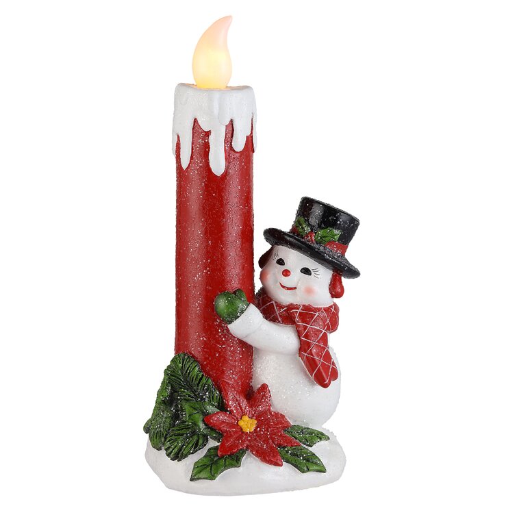 Mr Christmas Red Blow Mold Candle