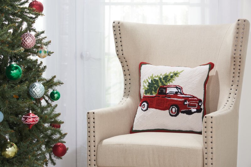 Home for the Holidays Throw Pillow