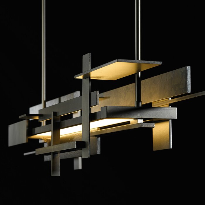 Planar 1 Light Kitchen Island Linear Led Pendant