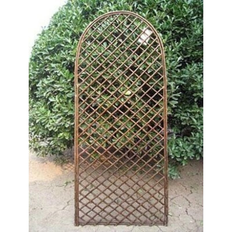 MGP Willow Arc Top Wood Lattice Panel Trellis | Wayfair