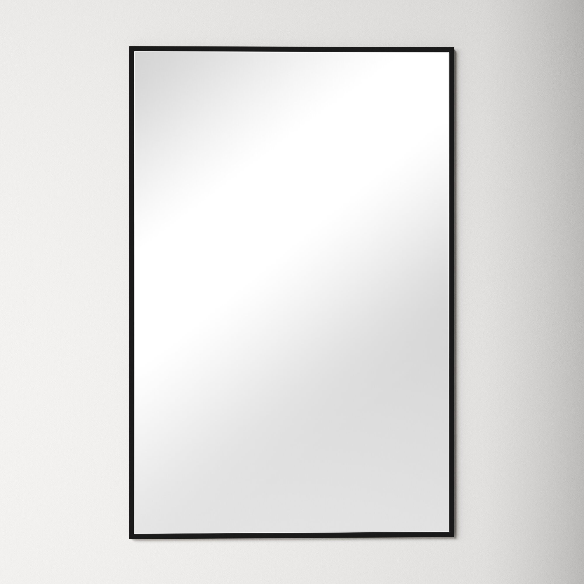 AllModern Glasgow Rectangle Metal Wall Mirror & Reviews | Wayfair