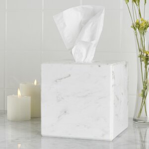 Gaston Marble Tissue Box Cover