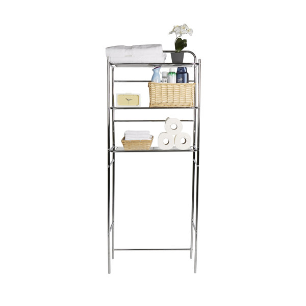 Amazon Com Sauder Caraway Etagere Bath Cabinet Soft White Finish Furniture Decor