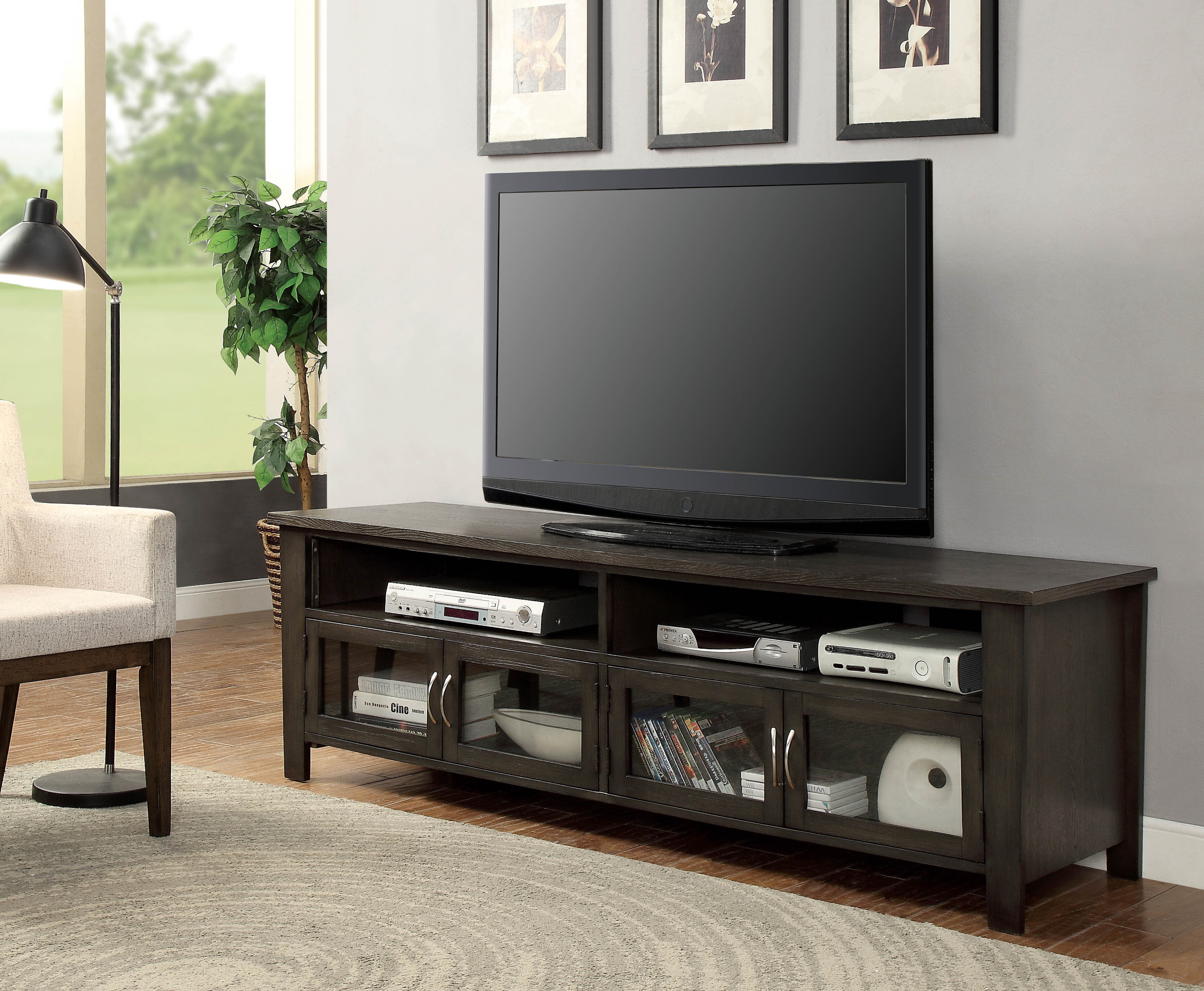 Latitude Run Capirano Tv Stand For Tvs Up To 78 Wayfair