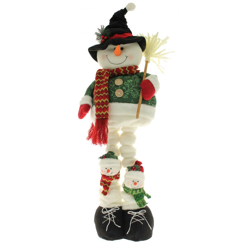 The Seasonal Aisle Free Standing Snowman Christmas Floor Decoration ...