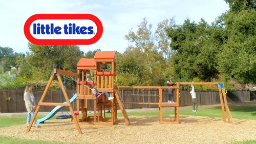 little tikes adventures bobcat ridge swing set